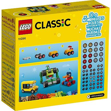 LEGO Classic Bricks and Wheels 11014 Kids' Building Kit (653 Pieces)