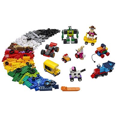 LEGO Classic Bricks and Wheels 11014 Kids' Building Kit (653 Pieces)