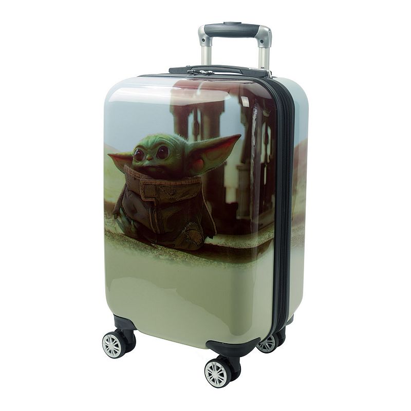 ful Star Wars The Mandalorian The Child 21 Carry-on Luggage, Light Red, 