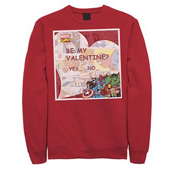 Men's Marvel Marvel Valentine Comic Sweatshirt