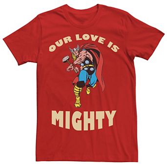 Men's Marvel Mighty Love Valentines Day Tee
