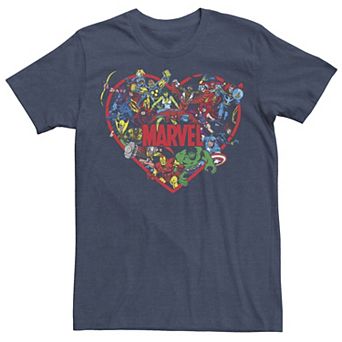 Men's Marvel Marvel Hero Heart Tee