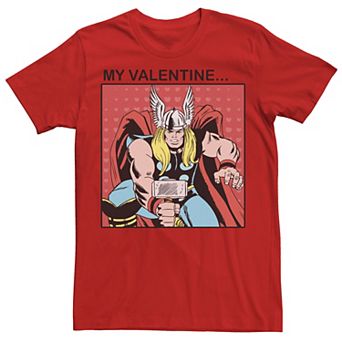 Men's Marvel Thor My Valentine Comic Tee