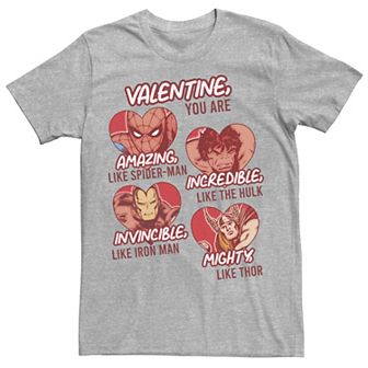 Men's Marvel Valentine You Are Marvel Retro Comic Tee