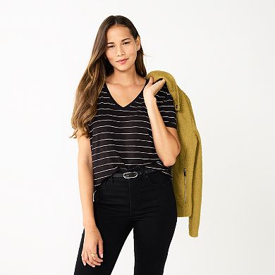 Women's Nine West Essential V-Neck T-Shirt