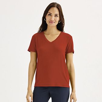 Women's Nine West Essential V-Neck T-Shirt