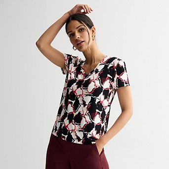 Women's Nine West Essential V-Neck T-Shirt