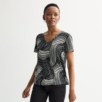 Women's Nine West Essential V-Neck T-Shirt