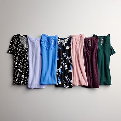 Women's Nine West Essential V-Neck T-Shirt