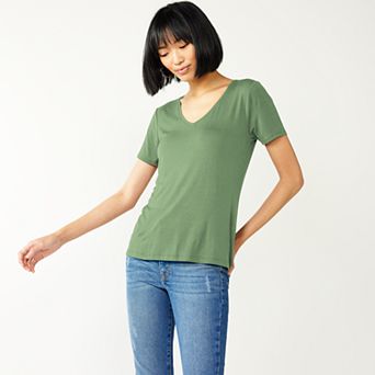 Women's Nine West Essential V-Neck T-Shirt
