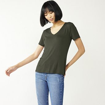 Women's Nine West Essential V-Neck T-Shirt