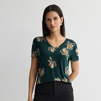 Women's Nine West Essential V-Neck T-Shirt