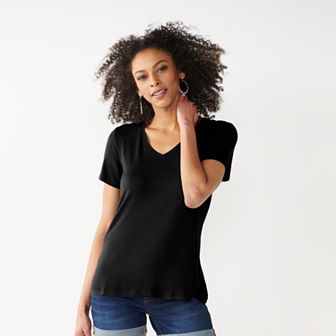Women's Nine West Essential V-Neck T-Shirt
