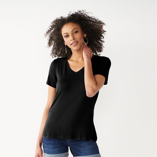 Women's Nine West Essential VNeck Tee