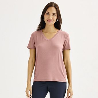 Women's Nine West Essential V-Neck T-Shirt