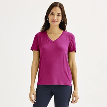 Women's Nine West Essential V-Neck T-Shirt
