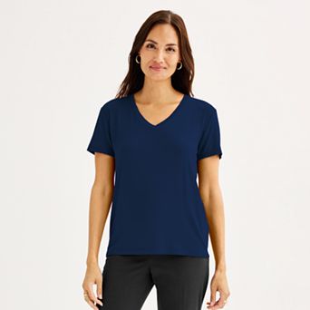 Women's Nine West Essential V-Neck T-Shirt