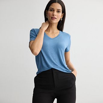 Women's Nine West Essential V-Neck T-Shirt