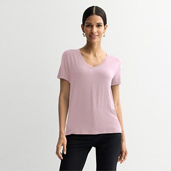 Women's Nine West Essential V-Neck T-Shirt