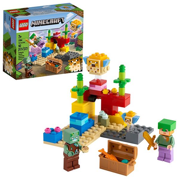 Lego Minecraft The Coral Reef Lego Set 92 Pieces