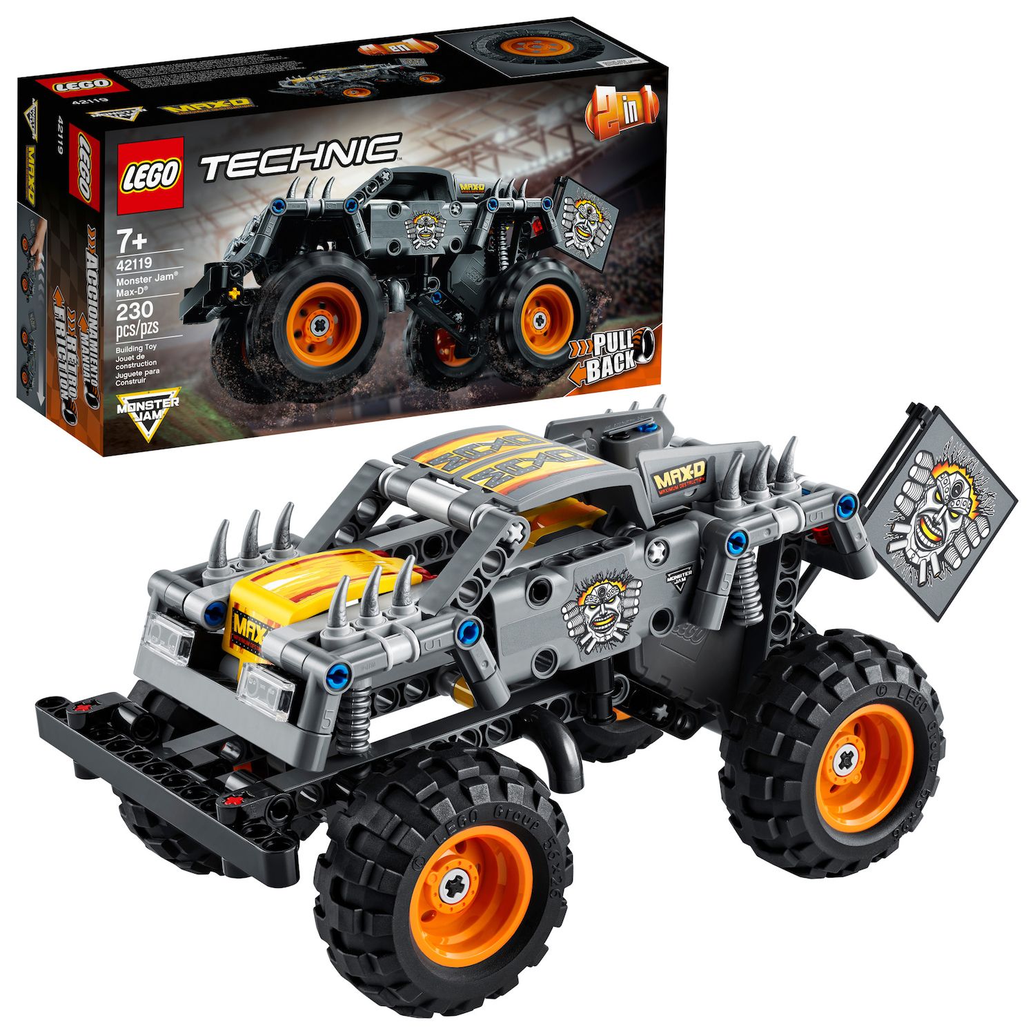 grave digger lego technic