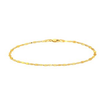 Color Romance 14k Gold Valentino Chain Bracelet