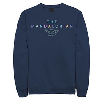 Men's Star Wars The Mandalorian The Child Doodle Sweatshirt
