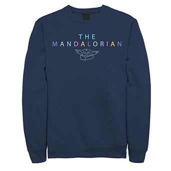 Men's Star Wars The Mandalorian The Child Doodle Sweatshirt