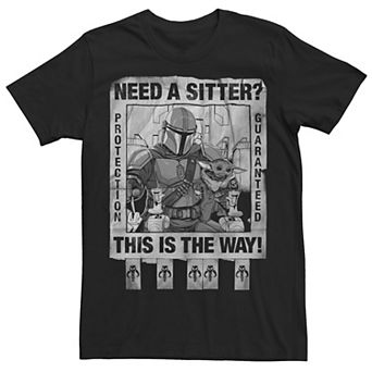 Men's Star Wars Protection Guarenteed Text Tee