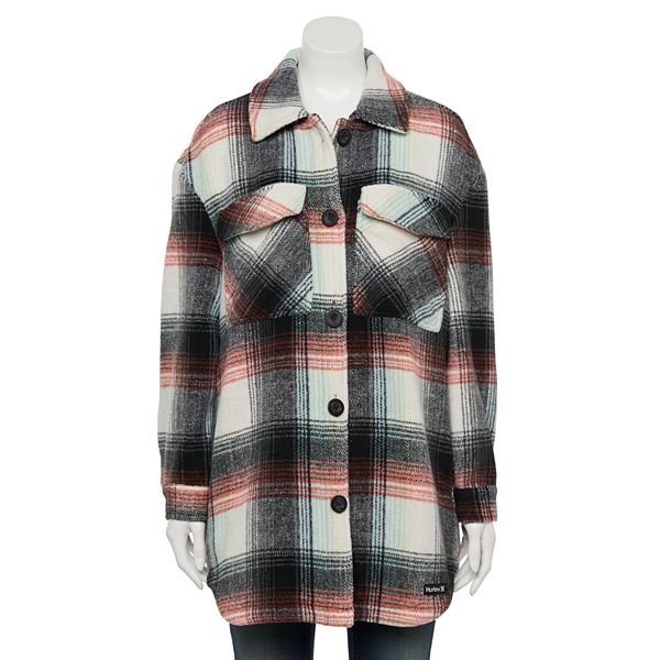 Hurley flannel outlet jacket