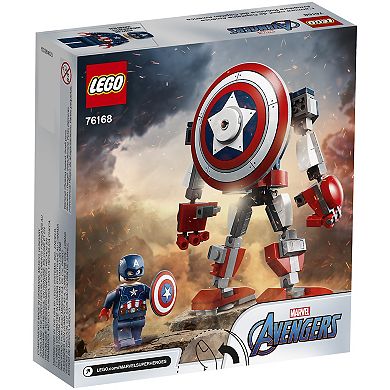 LEGO Marvel Avengers Classic Captain America Mech Armor 76168 Building ...