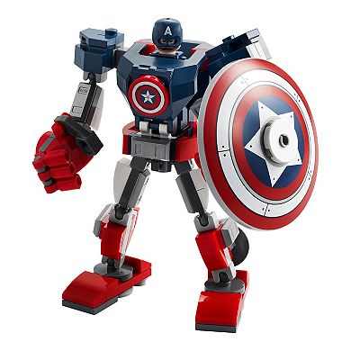 LEGO Marvel Avengers Classic Captain America Mech Armor 76168 Building Kit LEGO Set (121 Pieces)