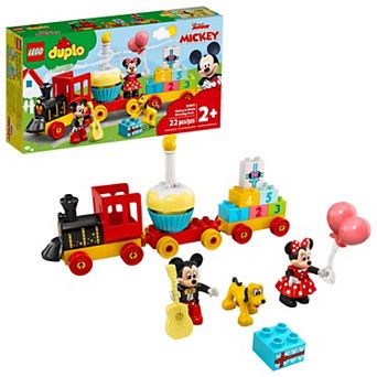 Disney's Mickey Mouse Mickey & Minnie Birthday Train LEGO Toy 10941 by LEGO DUPLO (22 Pieces)