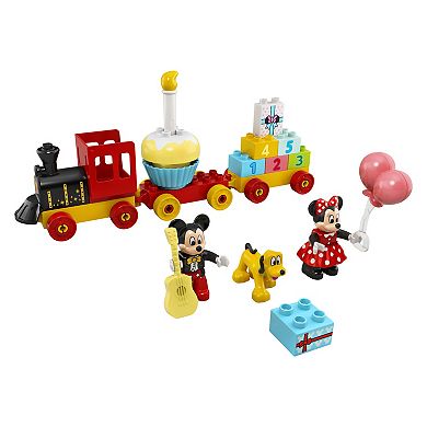 Disney's Mickey Mouse Mickey & Minnie Birthday Train LEGO Toy 10941 by LEGO DUPLO (22 Pieces)