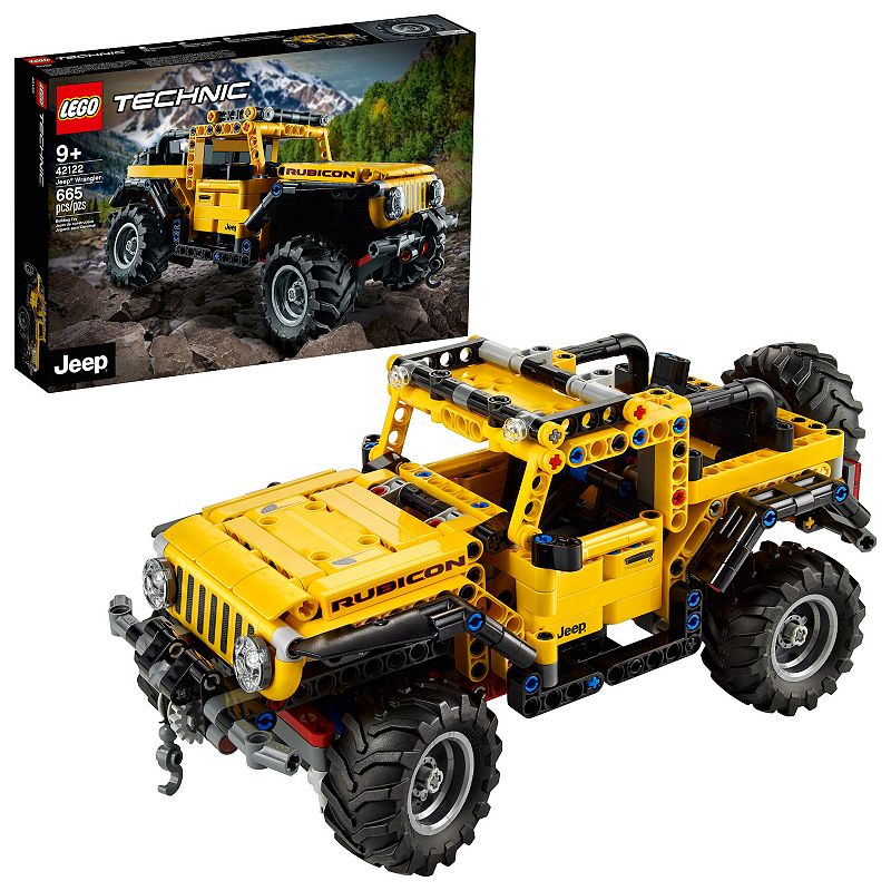 LEGO Technic Jeep Wrangler 42122 Building Kit (665 Pieces), Multicolor