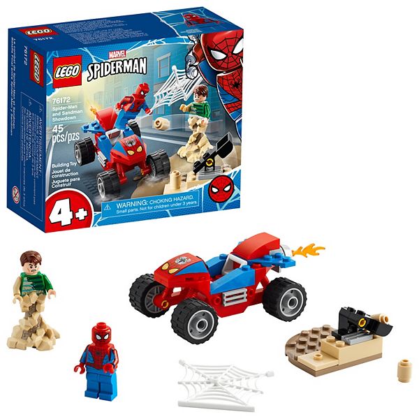 LEGO Marvel Spider-Man: Spider-Man and Sandman Showdown Building Kit 76172  (45 Pieces)
