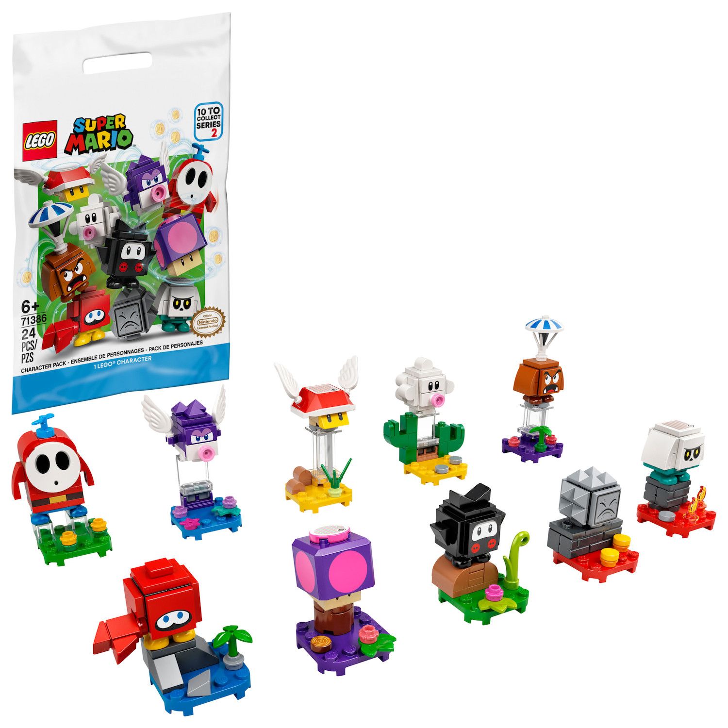 Lego Super Mario 71386 SERIES 2 Polybag Mystery Character Pack NEW