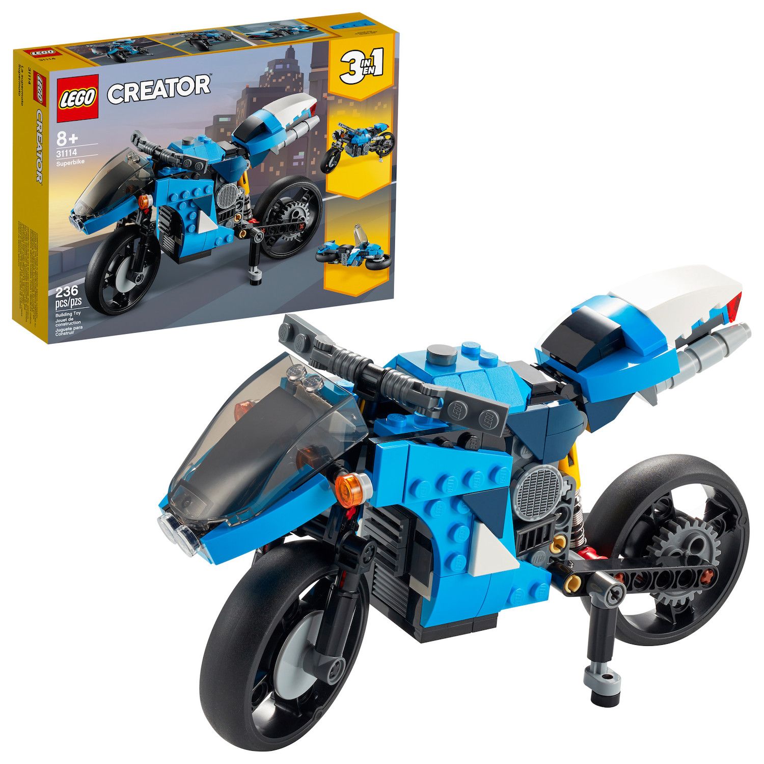 Image for LEGO Creator 3-in-1 Superbike Set 31114 (236 Pieces) at Kohl's.