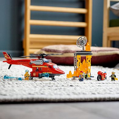 LEGO City Fire Rescue Helicopter Building Kit 60281 (212 Pieces)