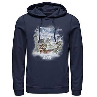Men's Star Wars Luke's Holiday Cartoon Hoodie