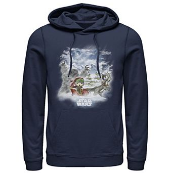 Men's Star Wars Luke's Holiday Cartoon Hoodie