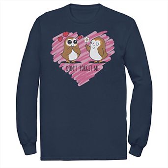 Men's Star Wars Valentines Don't Porget Sketch Heart Tee