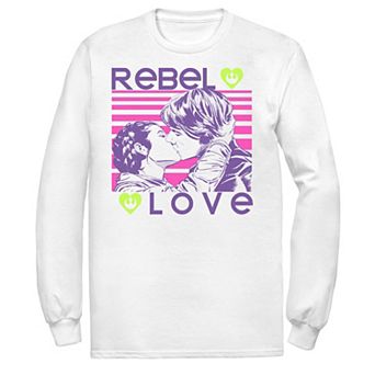 Men's Star Wars Rebel Love Valentines Day Tee