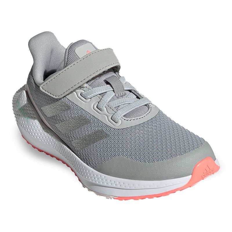adidas EQ21 Kids Running Shoes, Girls, Size: 11, Med Grey