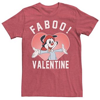 Men's Animaniacs Wakko Faboo Valentine Portrait Tee