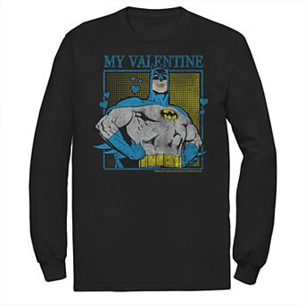 Men's DC Comics Batman My Valentine Comic Portrait Tee
