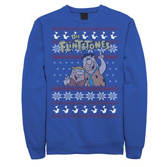Men's The Flintstones Best Friends Holiday Party Sweatshirt