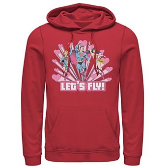 Men's DC Comics Valentine's Day Justice League Let's Fly Hoodie