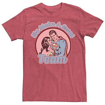 Men's DC Comics Valentine's Day Justice League Make A Great Team Tee
