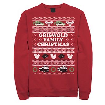 Men's National Lampoon's Christmas Vacation Logo Ugly Sweater Sweatshirt